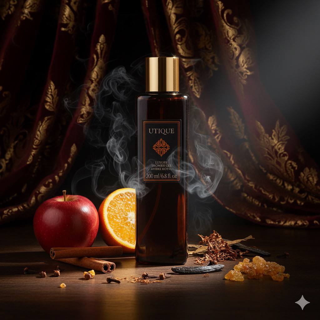 Luxury Shower Gel Ambre Royal 200 ml UTIQUE